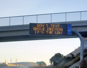 Don't text while driving